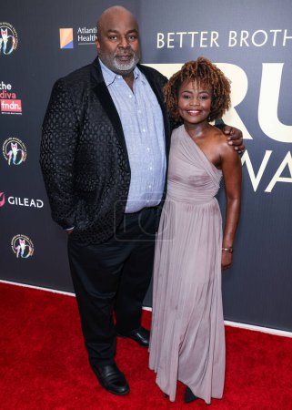 Photo for Gale Robinson and Karine Jean-Pierre arrive at the 10th Annual Truth Awards 2024 held at The Beverly Hilton Hotel on March 30, 2024 in Beverly Hills, Los Angeles, California, United States. - Royalty Free Image
