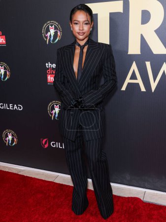 Photo for Karrueche Tran arrives at the 10th Annual Truth Awards 2024 held at The Beverly Hilton Hotel on March 30, 2024 in Beverly Hills, Los Angeles, California, United States. - Royalty Free Image