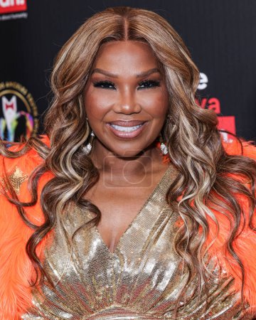 Photo for Mona Scott-Young arrives at the 10th Annual Truth Awards 2024 held at The Beverly Hilton Hotel on March 30, 2024 in Beverly Hills, Los Angeles, California, United States. - Royalty Free Image