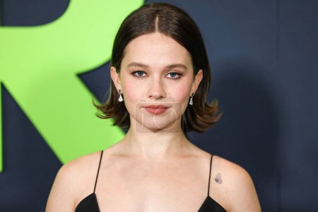 Photo for Cailee Spaeny wearing a dress by Christopher Esber arrives at the Los Angeles Special Screening Of A24's 'Civil War' held at the Academy Museum of Motion Pictures on April 2, 2024 in Los Angeles, California, United States. - Royalty Free Image