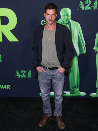 Photo for Simon Rex arrives at the Los Angeles Special Screening Of A24's 'Civil War' held at the Academy Museum of Motion Pictures on April 2, 2024 in Los Angeles, California, United States. - Royalty Free Image
