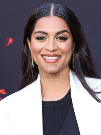 Photo for Lilly Singh arrives at the Los Angeles Premiere Of Universal Pictures 'Monkey Man' held at the TCL Chinese Theatre IMAX on April 3, 2024 in Hollywood, Los Angeles, California, United States. - Royalty Free Image
