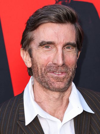 Photo for Sharlto Copley arrives at the Los Angeles Premiere Of Universal Pictures 'Monkey Man' held at the TCL Chinese Theatre IMAX on April 3, 2024 in Hollywood, Los Angeles, California, United States. - Royalty Free Image