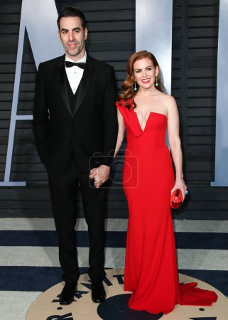 Photo for Isla Fisher Announces Divorce from Sacha Baron Cohen After 13 Years of Marriage. Fisher announced the news on Friday, April 5, 2024 in a personal message shared to her Instagram Story. BEVERLY HILLS, LOS ANGELES, CALIFORNIA, USA - Royalty Free Image