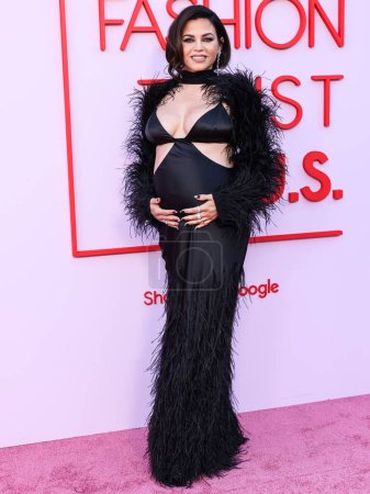 Photo for Jenna Dewan arrives at the Fashion Trust U.S. Awards 2024 held at a Private Residence on April 9, 2024 in Beverly Hills, Los Angeles, California, United States. - Royalty Free Image