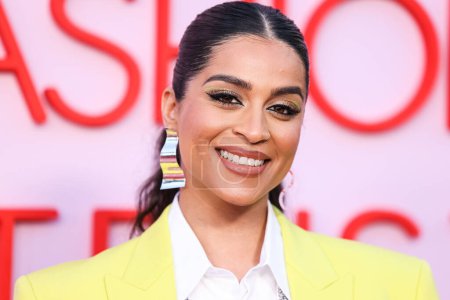 Photo for Lilly Singh arrives at the Fashion Trust U.S. Awards 2024 held at a Private Residence on April 9, 2024 in Beverly Hills, Los Angeles, California, United States. - Royalty Free Image