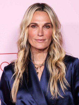 Photo for Molly Sims arrives at the Fashion Trust U.S. Awards 2024 held at a Private Residence on April 9, 2024 in Beverly Hills, Los Angeles, California, United States. - Royalty Free Image