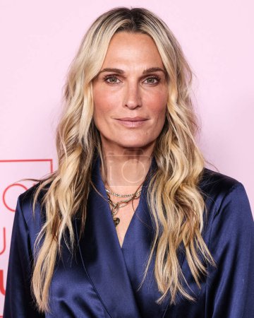 Photo for Molly Sims arrives at the Fashion Trust U.S. Awards 2024 held at a Private Residence on April 9, 2024 in Beverly Hills, Los Angeles, California, United States. - Royalty Free Image