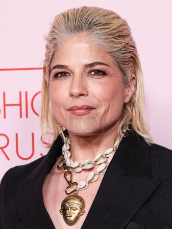 Photo for Selma Blair arrives at the Fashion Trust U.S. Awards 2024 held at a Private Residence on April 9, 2024 in Beverly Hills, Los Angeles, California, United States. - Royalty Free Image