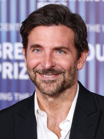 Photo for Bradley Cooper arrives at the 10th Annual Breakthrough Prize Ceremony held at the Academy Museum of Motion Pictures on April 13, 2024 in Los Angeles, California, United States. - Royalty Free Image