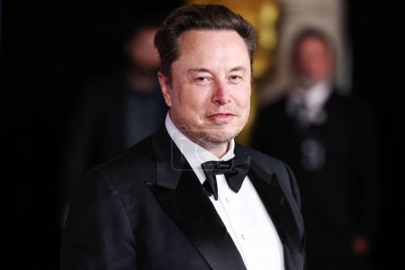 Photo for Elon Musk arrives at the 10th Annual Breakthrough Prize Ceremony held at the Academy Museum of Motion Pictures on April 13, 2024 in Los Angeles, California, United States. (Photo by Xavier Collin/Image Press Agency) - Royalty Free Image