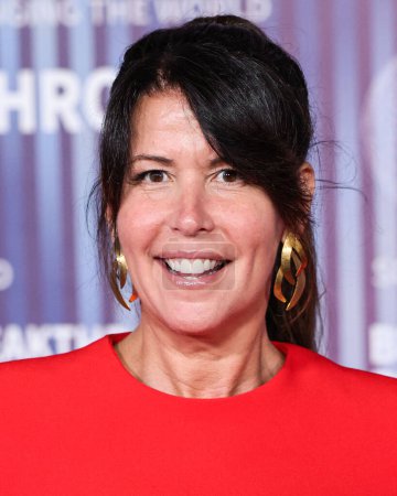 Photo for Patty Jenkins arrives at the 10th Annual Breakthrough Prize Ceremony held at the Academy Museum of Motion Pictures on April 13, 2024 in Los Angeles, California, United States. - Royalty Free Image
