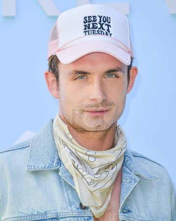 Photo for James Kennedy arrives at the 7th Annual REVOLVE Festival 2024 during the 2024 Coachella Valley Music And Arts Festival - Weekend 1 - Day 2 held at the Parker Palm Springs Hotel on April 13, 2024 in Palm Springs, Riverside County, California - Royalty Free Image