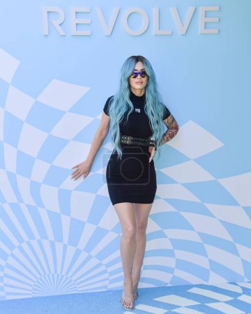 Téléchargez les photos : Megan Fox arrive au 7e festival annuel REVOLVE 2024 lors du 2024 Coachella Valley Music And Arts Festival - Week-end 1 - Jour 2 tenu à l'hôtel Parker Palm Springs le 13 avril 2024 à Palm Springs, comté de Riverside, Californie, États-Unis - en image libre de droit
