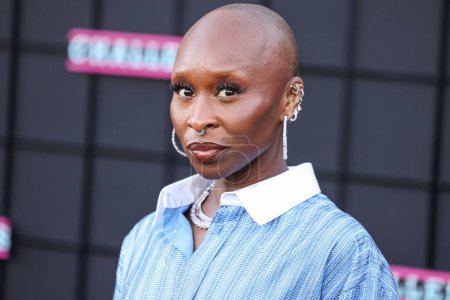 Photo for Cynthia Erivo arrives at the Los Angeles Premiere Of Amazon MGM Studios' 'Challengers' held at Westwood Village Theater on April 16, 2024 in Westwood, Los Angeles, California, United States. - Royalty Free Image