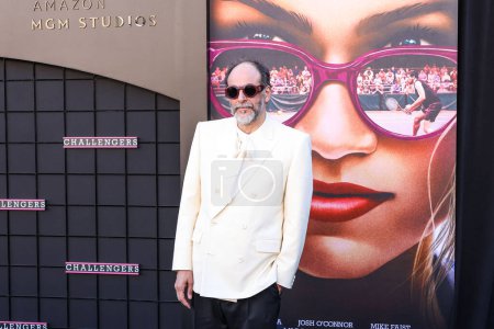 Photo for Luca Guadagnino arrives at the Los Angeles Premiere Of Amazon MGM Studios' 'Challengers' held at Westwood Village Theater on April 16, 2024 in Westwood, Los Angeles, California, United States. - Royalty Free Image