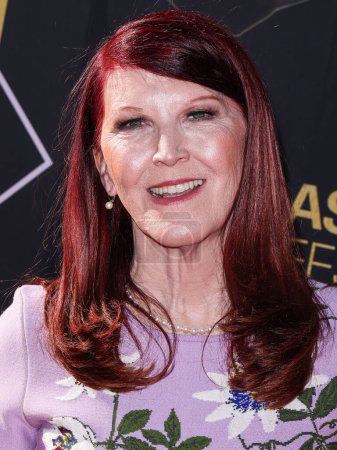 Photo for Kate Flannery arrives at the 15th Annual TCM Classic Film Festival 2024 Opening Night And 30th Anniversary Presentation Of Miramax's 'Pulp Fiction' held at the TCL Chinese Theatre on April 18, 2024 in Hollywood, Los Angeles, California, United States - Royalty Free Image