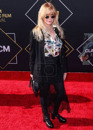 Photo for Rosanna Arquette arrives at the 15th Annual TCM Classic Film Festival 2024 Opening Night And 30th Anniversary Presentation Of Miramax's 'Pulp Fiction' held at the TCL Chinese Theatre on April 18, 2024 in Hollywood, Los Angeles, California - Royalty Free Image