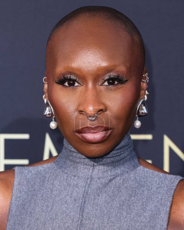 Téléchargez les photos : Cynthia Erivo arrives at the 49th Annual AFI (American Film Institute) Lifetime Achievement Award Gala Tribute Celebrating Nicole Kidman held at the Dolby Theatre on April 27, 2024 in Hollywood, Los Angeles, California, United States. - en image libre de droit