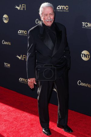 Photo for Edward James Olmos arrives at the 49th Annual AFI (American Film Institute) Lifetime Achievement Award Gala Tribute Celebrating Nicole Kidman held at the Dolby Theatre on April 27, 2024 in Hollywood, Los Angeles, California, United States. - Royalty Free Image