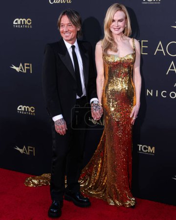Téléchargez les photos : Keith Urban et son épouse Nicole Kidman arrivent à la 49e cérémonie annuelle de remise des prix AFI (American Film Institute) Hommage à Nicole Kidman au Dolby Theatre le 27 avril 2024 à Hollywood, Los Angeles, Californie, États-Unis - en image libre de droit