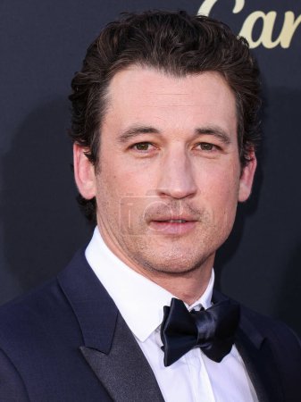 Photo for Miles Teller arrives at the 49th Annual AFI (American Film Institute) Lifetime Achievement Award Gala Tribute Celebrating Nicole Kidman held at the Dolby Theatre on April 27, 2024 in Hollywood, Los Angeles, California, United States. - Royalty Free Image