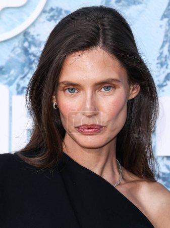 Photo for Bianca Balti arrives at the Montblanc Meisterstuck 100th Anniversary Gallery held at Paramour Estate on May 1, 2024 in Silver Lake, Los Angeles, California, United States. - Royalty Free Image