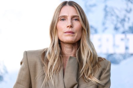 Photo for Dree Hemingway arrives at the Montblanc Meisterstuck 100th Anniversary Gallery held at Paramour Estate on May 1, 2024 in Silver Lake, Los Angeles, California, United States. - Royalty Free Image