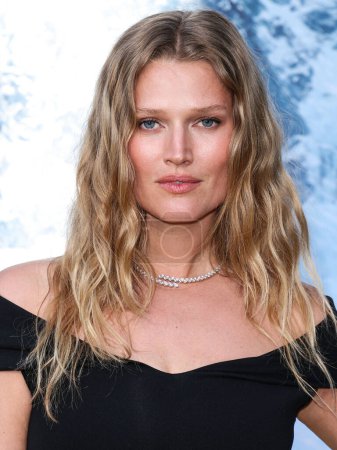 Photo for Toni Garrn arrives at the Montblanc Meisterstuck 100th Anniversary Gallery held at Paramour Estate on May 1, 2024 in Silver Lake, Los Angeles, California, United States. - Royalty Free Image