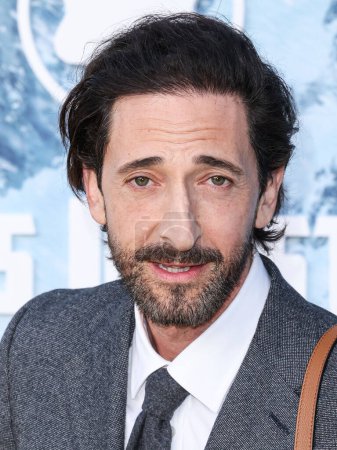 Photo for Adrien Brody arrives at the Montblanc Meisterstuck 100th Anniversary Gallery held at Paramour Estate on May 1, 2024 in Silver Lake, Los Angeles, California, United States. - Royalty Free Image
