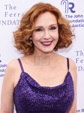 Photo for Amy Yasbeck arrives at The John Ritter Foundation For Aortic Health's 'Evening From the Heart Gala' 2024 held at the Sunset Room Hollywood on May 9, 2024 in Hollywood, Los Angeles, California, United States. - Royalty Free Image