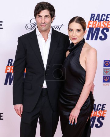 Photo for Brandon Davis and wife Ashley Benson arrive at the 31st Annual Race To Erase MS Gala 2024 held at the Fairmont Century Plaza on May 10, 2024 in Century City, Los Angeles, California, United States. - Royalty Free Image
