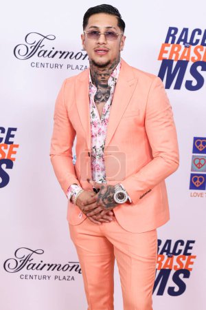 Photo for Fernando Vargas Jr. arrives at the 31st Annual Race To Erase MS Gala 2024 held at the Fairmont Century Plaza on May 10, 2024 in Century City, Los Angeles, California, United States. - Royalty Free Image