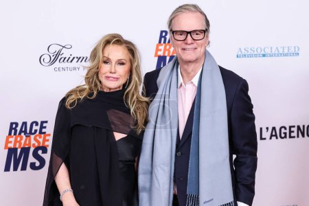 Photo for Kathy Hilton and husband Richard Hilton arrive at the 31st Annual Race To Erase MS Gala 2024 held at the Fairmont Century Plaza on May 10, 2024 in Century City, Los Angeles, California, United States. - Royalty Free Image