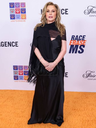 Photo for Kathy Hilton arrives at the 31st Annual Race To Erase MS Gala 2024 held at the Fairmont Century Plaza on May 10, 2024 in Century City, Los Angeles, California, United States. - Royalty Free Image