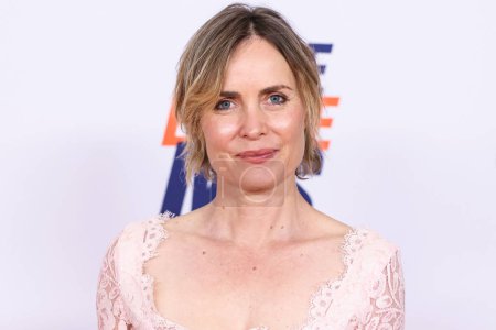 Photo for Radha Mitchell arrives at the 31st Annual Race To Erase MS Gala 2024 held at the Fairmont Century Plaza on May 10, 2024 in Century City, Los Angeles, California, United States. - Royalty Free Image