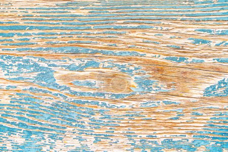 Téléchargez les photos : Gros plan d'une texture de panneau en bois - Vieux fond de panneau en bois peint en couleur bleue - en image libre de droit