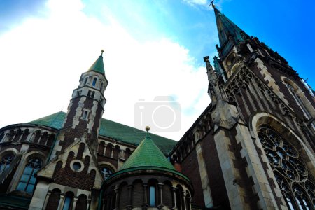 Photo for Photo of Church of Sts. Olha and Elizabeth, Lviv. One of the NEO GOTHIC-Style Churches in Ukraine - Royalty Free Image