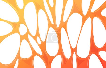 Illustration for Cartoon sticky slime. Stretchy chewing gum design, goo liquid mucus flat vector background illustration - Royalty Free Image