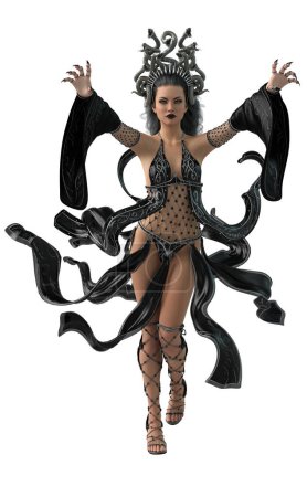 Medusa Gorgon Mythology Goddess 3D Fantasy Character Woman