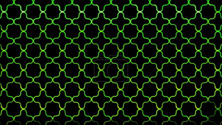 Leuchtender Looping-Neon-Effekt Hintergrund, schwarzer Hintergrund