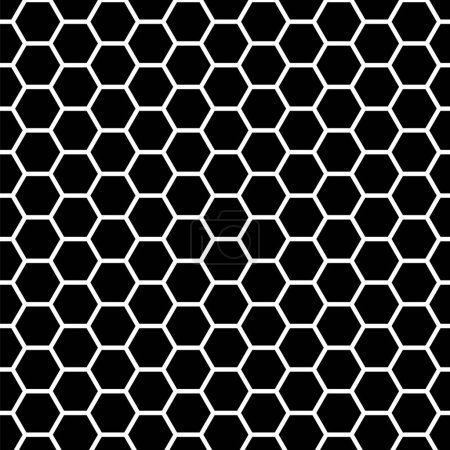 Photo for Honeycomb pattern. Hexagon abstract background vector design.Vector illustration - Royalty Free Image