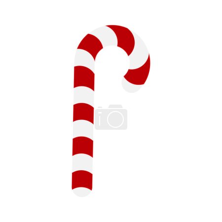 Photo for Christmas candy cane isolated vector illustration - Royalty Free Image