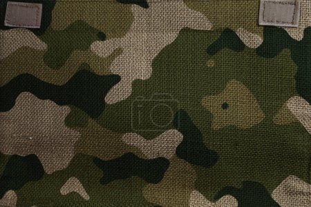 Photo for Army military camouflage tarp mesh , camo canvas fabric pattern - Royalty Free Image