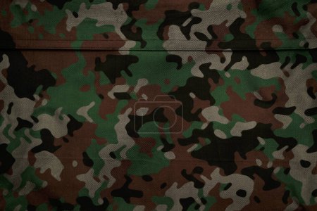 Textura de lona militar, fondo textil de camuflaje militar, patrón de malla de tela de camuflaje