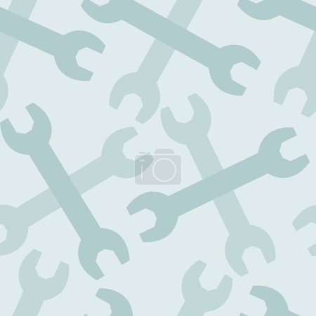 Wrench seamless pattern. Suitable for backgrounds, wallpapers, fabrics, textiles, wrapping papers, printed materials, and many more.