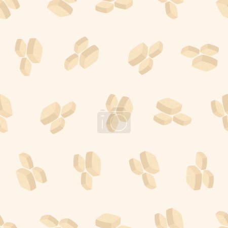 Illustration for Tofu seamless pattern. Suitable for backgrounds, wallpapers, fabrics, textiles, wrapping papers, printed materials, and many more. - Royalty Free Image