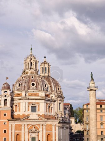 Photo for Church domes view, Rome, Italy. High quality photo - Royalty Free Image