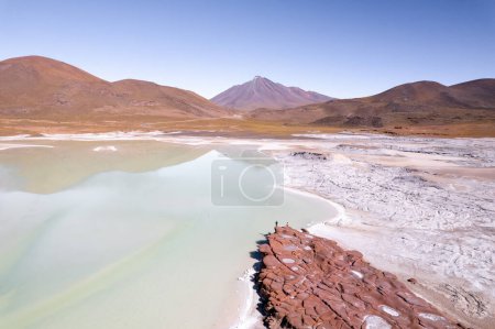 Piedras Rojas Laguna de Rocas Rojas en San Pedro de Atacama Chile. Foto de alta calidad