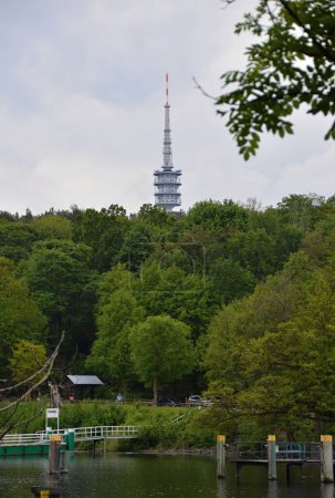 Téléchargez les photos : Panorama sur l'île de Pfaueninsel, Zehlendorf à Berlin, la capitale de l'Allemagne - en image libre de droit